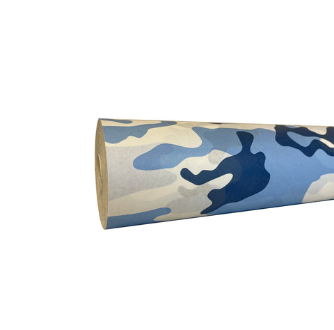 Camo Blue Butcher Freezer Paper │ 18" x 200' (2,400 inches) │ Made in the USA │Approved for Food Contact │ Perfect for Wrapping and Storing Meat and Game │ DIY Crafts and Gift Wrap - 0